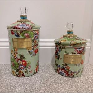 Mackenzie-Child’s Flower Market Canisters - Green
